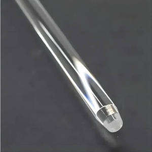 Transparenter Quarzstab aus hochreinem Quarzglas