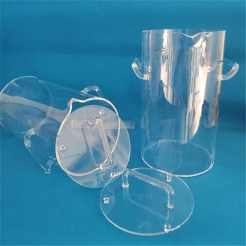 Hitzebest&auml;ndiger ma&szlig;geschneiderter Quarzglasbecher