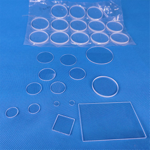 Hoja de vidrio de cuarzo para espectroscopio de alta transmitancia