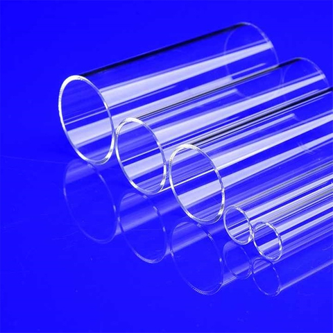 Tubo de cuarzo de transmitancia de luz visible al 90%