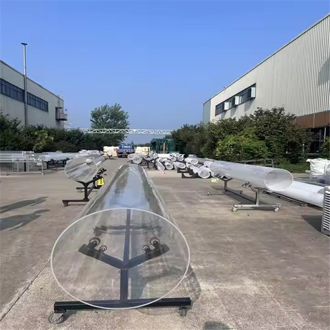 직경 5-1500mm 관상로 고온 방지 석영 튜브