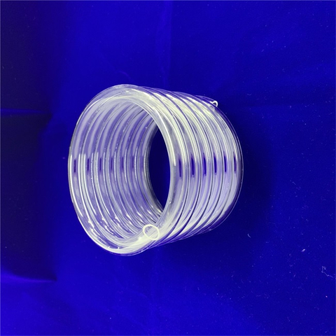 Tube de quartz en spirale chauffant transparent Od 3-300 mm