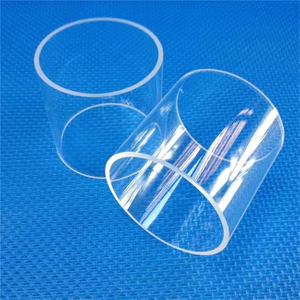 أنبوب زجاجي كوارتز مقاوم للحرارة العالية مقاس 150 مم مخصص