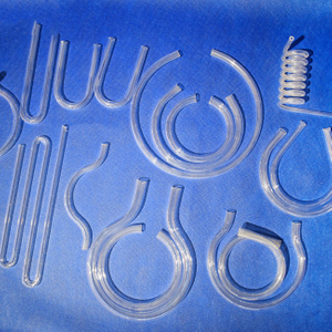 Instrumentos &oacute;pticos Tubo en U de cuarzo fundido transparente de alta pureza