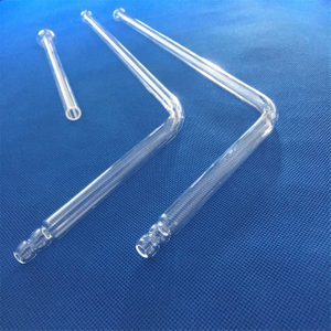Tubo al quarzo lucido ad alta trasmittanza con sorgente luminosa da 3-300 mm