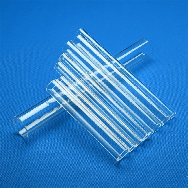Tubo al quarzo trasparente in silice fusa JGS1/JGS2/JGS3