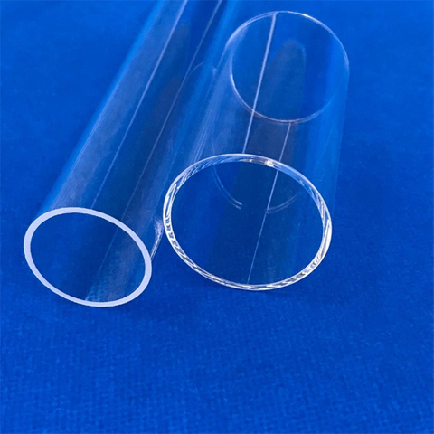 Tubo de vidrio de cuarzo de horno de resistencia tubular de alta pureza