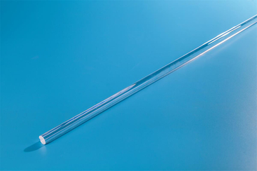 Kundenspezifischer transparenter Quarzstab f&uuml;r Halbleiter