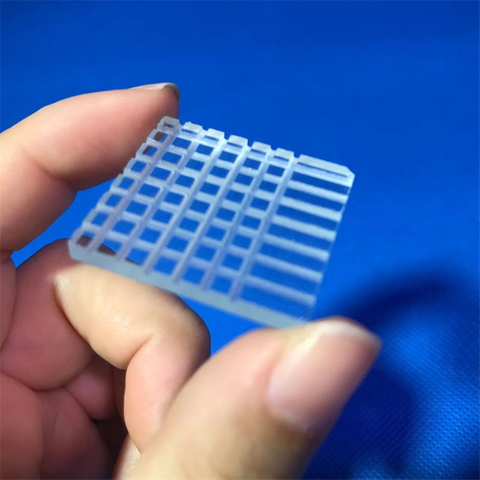 Aangepaste laboratorium hoge precisie ingelaste kwartsglasplaat