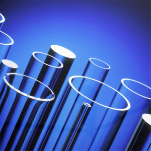 Tubo de vidro de s&iacute;lica fundida em arco