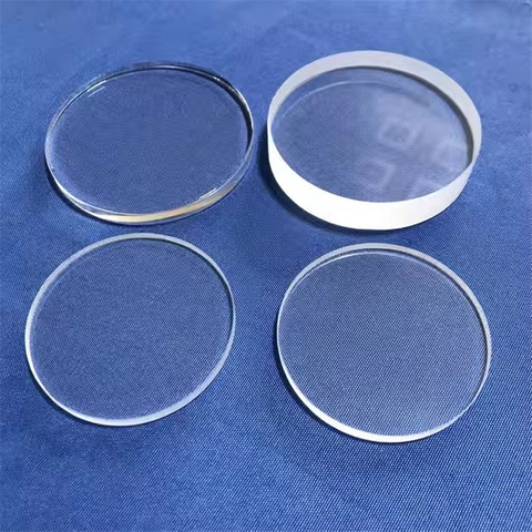 투명한 JGS1 용융 실리카 디스크