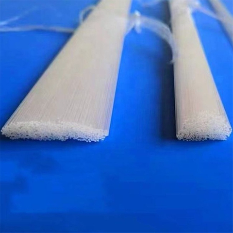 Tube de silice fondue capillaire transparent de 0,2 &agrave; 5 mm