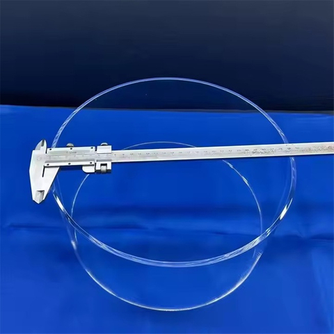 Tube en verre de quartz de grand diam&egrave;tre r&eacute;sistant &agrave; la chaleur
