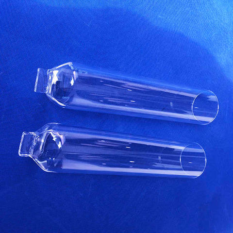 Tubos de vidrio de cuarzo para instrumentos de laboratorio.