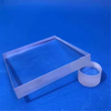 Transparente Glasplatte aus Quarzglas mit hoher Lichtdurchl&auml;ssigkeit
