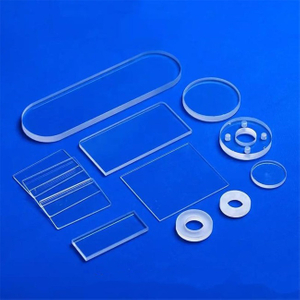 Placa de vidro de s&iacute;lica fundida para embalagem de painel solar