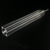 Tube de quartz conique circulaire int&eacute;rieur carr&eacute; ext&eacute;rieur personnalis&eacute;