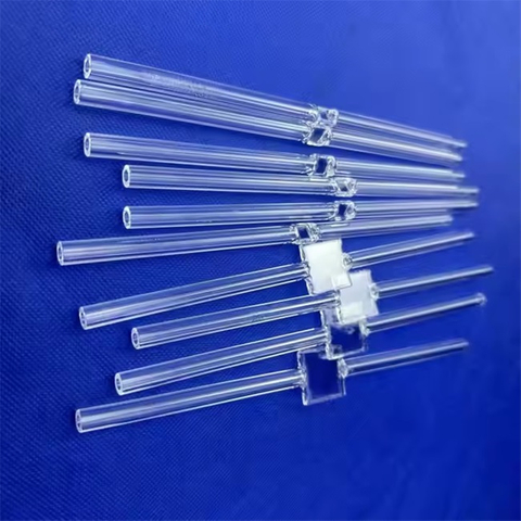 Buitendiameter 10-500 mm laboratoriumkwartsbuis met knooppunt in het midden