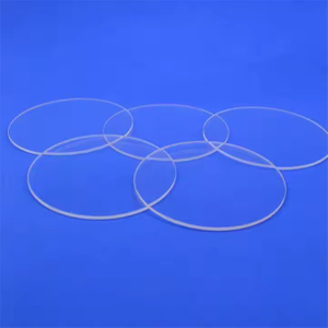 Placa de cuarzo circular &oacute;ptica personalizada de 1 mm, 2 mm y 3 mm