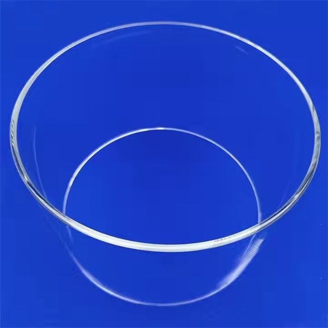 고온 대구경 원통형 반도체 석영 유리관