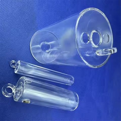 Tubo de cuarzo de enchufe de horno de alta temperatura de instrumentos de laboratorio