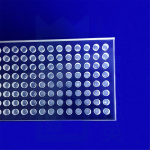 Placa de s&iacute;lice fundida de 96 pocillos de laboratorio