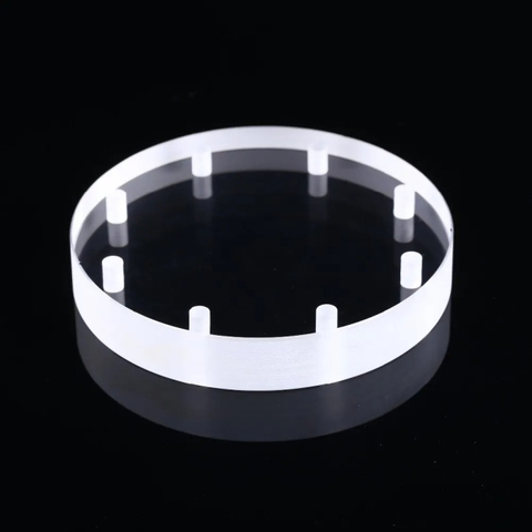 Plaque de quartz fondue personnalis&eacute;e avec trou