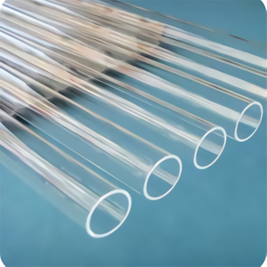 Tubo de quartzo de di&acirc;metro fino de 6 mm