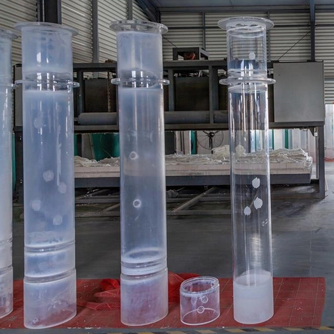 Tube de quartz &agrave; paroi &eacute;paisse personnalis&eacute; de grand diam&egrave;tre