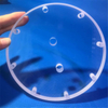 Kundenspezifische optische perforierte Quarzglasplatte