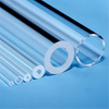 Tube en verre de silice fondu transparent de haute puret&eacute;