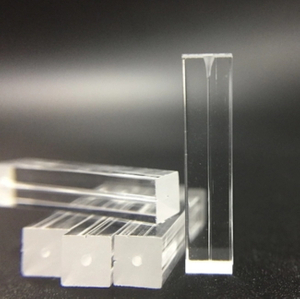 Tube de quartz capillaire carr&eacute; de chambre &agrave; flux optique personnalis&eacute;