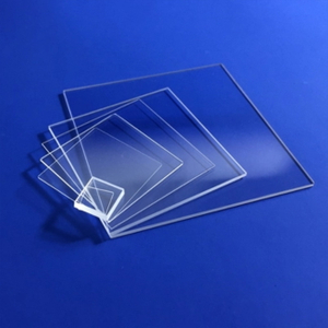 2,2 Quadratzentimeter gro&szlig;e quadratische optische Glasplatte