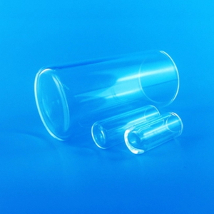 Kundenspezifisches Quarzrohr mit 30 mm Au&szlig;endurchmesser und rundem, flachem Kopf an einem Ende