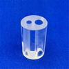JGS1 Transparentes Doppelloch-Quarzglasrohr