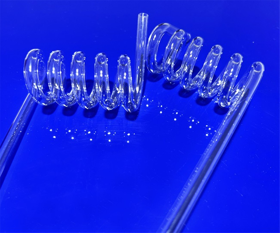 Tubos de vidrio en espiral de cuarzo transparente para elementos calefactores