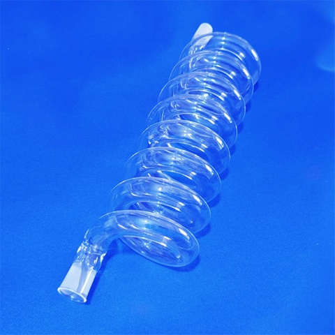 Spoelvorm Transparant kwartsglas spiraalbuis