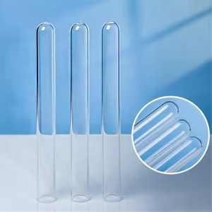 Medizinisches transparentes Quarzglas-Reagenzglas