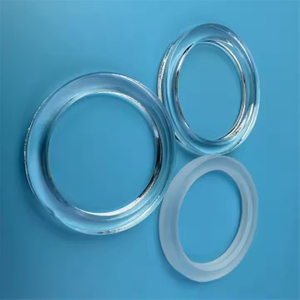 Op maat gemaakte transparante optisch gesmolten silica flensaccessoires