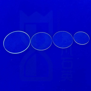 Plaque de quartz transparente &agrave; haute transmission UV