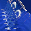Tube de verre de quartz en spirale transparent trait&eacute; en profondeur de 10 &agrave; 2500 mm