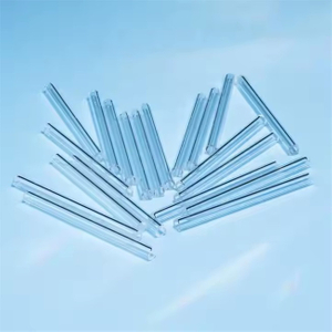 درجة حرارة التليين 1730 درجة مئوية أنبوب زجاج الكوارتز