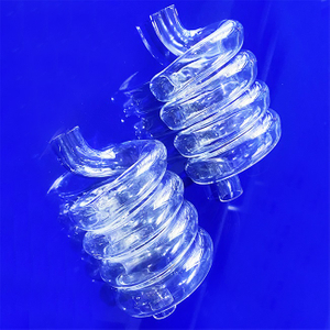 Fabricante de tubo espiral de quartzo transparente personalizado fornecedor de tubo de vidro de quartzo de v&aacute;rios tamanhos