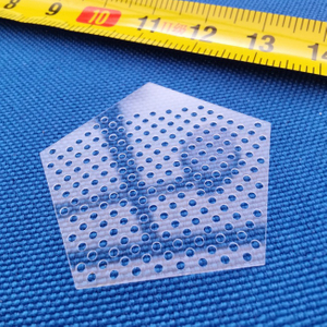 맞춤형 0.2 Mm 초박형 다공성 석영 유리판
