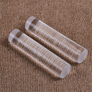  قضبان زجاج الكوارتز الشفاف عالية النقاء