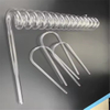 Tubo de quartzo curvado transparente em espiral de laborat&oacute;rio com di&acirc;metro externo de 5-500 mm