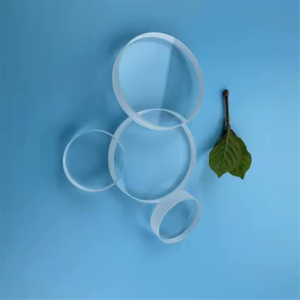 Placa redonda transparente do silicone fundido da espessura 5-100mm