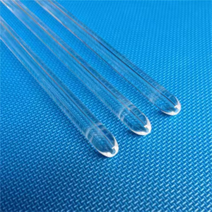 99,99% de pureza transparente haste de vidro de quartzo óptico