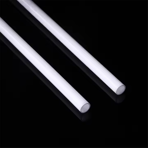 Tubo de aquecimento de quartzo branco leitoso de 0,5-600 mm de di&acirc;metro