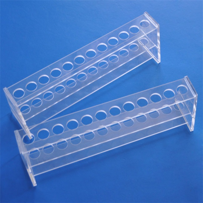 Labor-Reagenzglashalter aus Quarzglas
